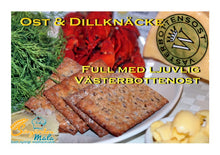 Load image into Gallery viewer, Gourmet crackers Cheese & Dill - perfect for crayfish and fermented sill