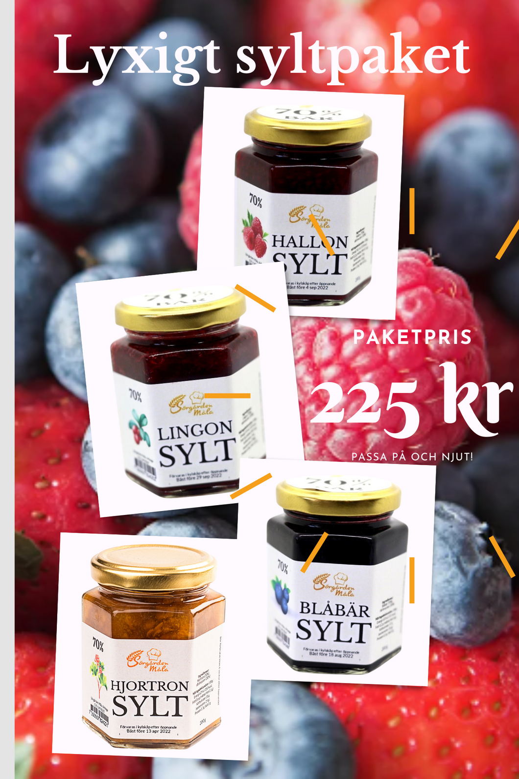 Luxury jam pack - our delicious natural good jams