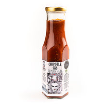Load image into Gallery viewer, Chipotle sauce - A potpurri of hot flavors - Fenjas Hot Smoky Dew
