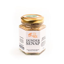 Load image into Gallery viewer, Thunder mustard - a mustard with a powerful taste of horseradish and chili
