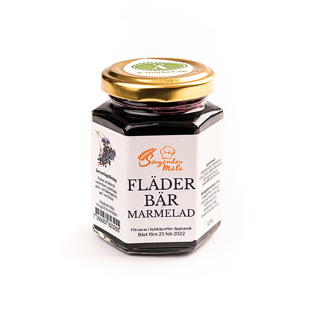 Elderberry jam - pleases both the palate and the eye