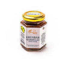 Load image into Gallery viewer, Gooseberry Jam with vanilla - a magical amber-pink jam
